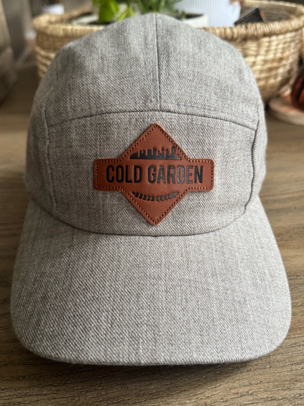 5 Panel Flat Brim Cap - Cold Garden Brewery Calgary Baseball Hat - New - Camping